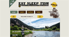 Desktop Screenshot of eat-sleep-fish.co.uk